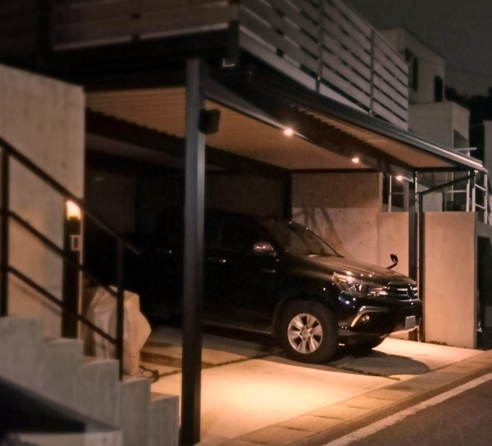 素敵な眺めのバルコニーで楽しさUP！駐車場の上を有効活用【尾張旭市　S様邸】