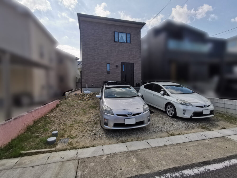 スタイリッシュなカーポート|施工前
