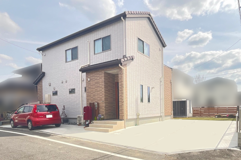 脚がご不自由なお母様も快適なポーチ階段♪【瀬戸市　H様邸】