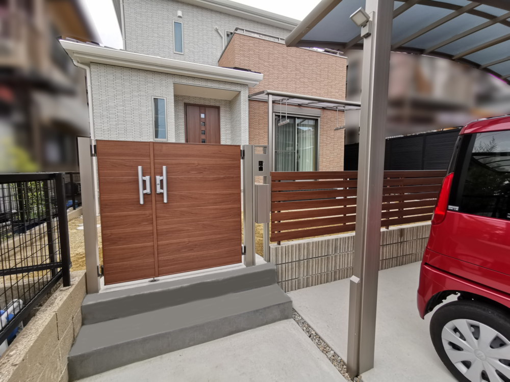 二台用カーポートで生活を便利に!【瀬戸市 K様邸】